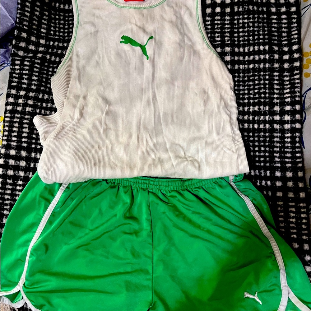 Puma sports set. Top and shorts
